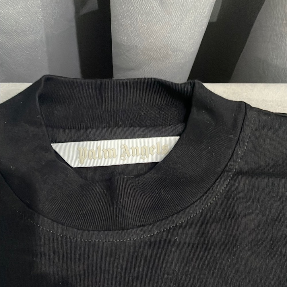 Palm Angels Black Tee with Teddy Bear Design - Picture 2 of 4